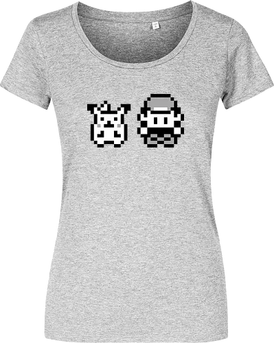 8Bit Poke - gaming, gelb, classic, retro, monster, pocket, manga, anime, ash, yellow - Women T-Shirt