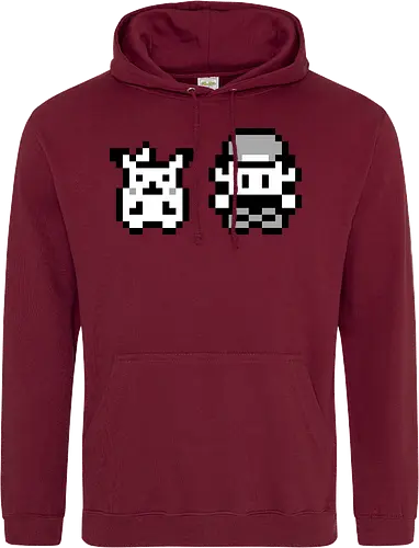 8Bit Poke - gaming, gelb, classic, retro, monster, pocket, manga, anime, ash, yellow - Standard Hoodie
