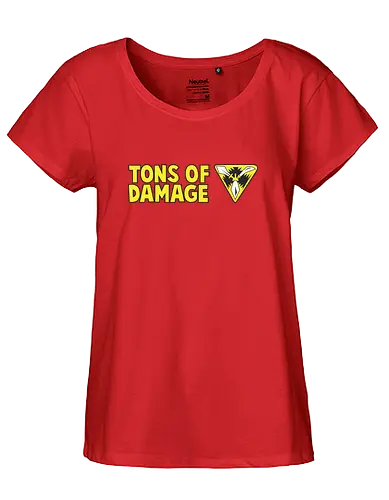 Tons of Damage - lol, gaming - Fairtrade Girl Shirt