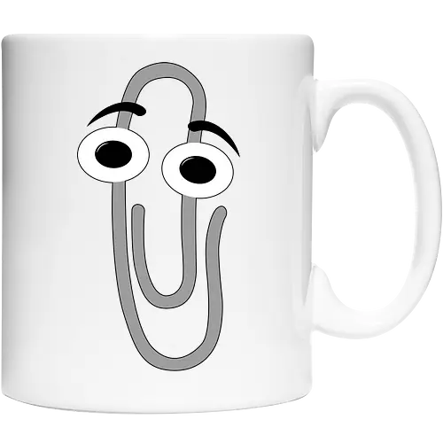 RIP Clippy - office, 3.1, window, helper, assistant, it, pc, computer - Cup