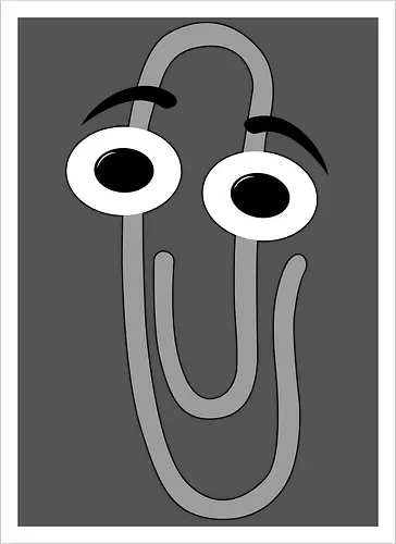 RIP Clippy - office, 3.1, window, helper, assistant, it, pc, computer - Artprint