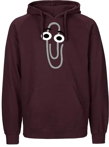 RIP Clippy - office, 3.1, window, helper, assistant, it, pc, computer - Fairtrade Hoodie