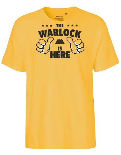 The Warlock is Here - warlock - Fairtrade T-Shirt
