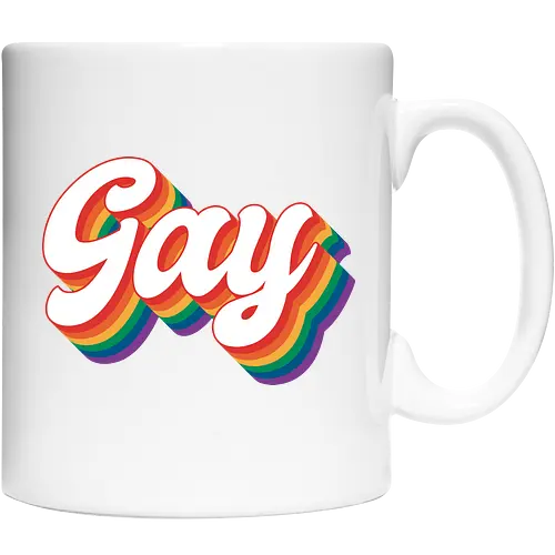 Gay Rainbow Letters
