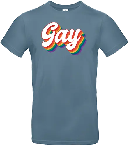 Gay Rainbow Letters - Standard T-Shirt