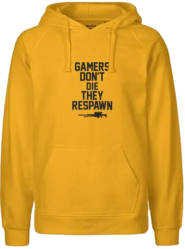Gamers don't die - Fairtrade Hoodie