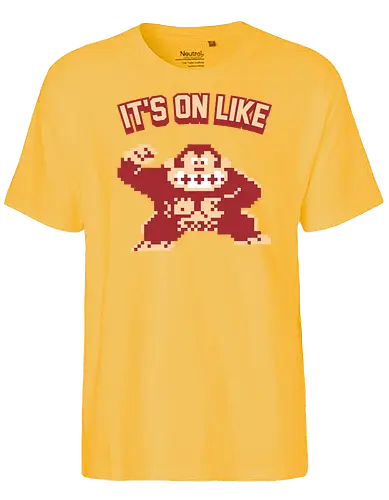 It's on Like - gaming, konsole, donkey, kong, switch, diddy, retro, classic, gamer - Fairtrade T-Shirt