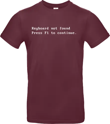Keyboard not Found - dynamitfrosch - Standard T-Shirt