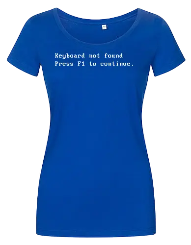 Keyboard not Found - dynamitfrosch - Women T-Shirt