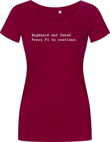 Keyboard not Found - dynamitfrosch - Women T-Shirt