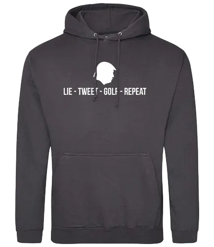 Lie Tweet Golf Rept - dynamitfrosch, trump, president, politik - Standard Hoodie