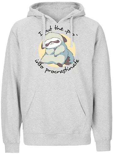 Procrastinate Sloth - faultier, sloth, procrastinate - Fairtrade Hoodie