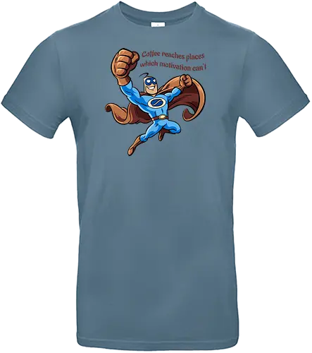 Captain Coffee - coffee, caffeine, superhero - Standard T-Shirt