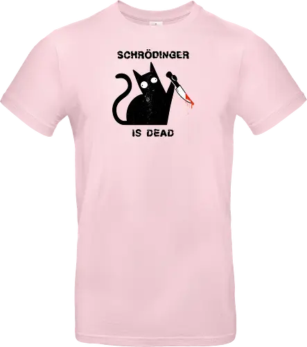 Schrödinger is dead - schrödingers katze, cat, science - Standard T-Shirt
