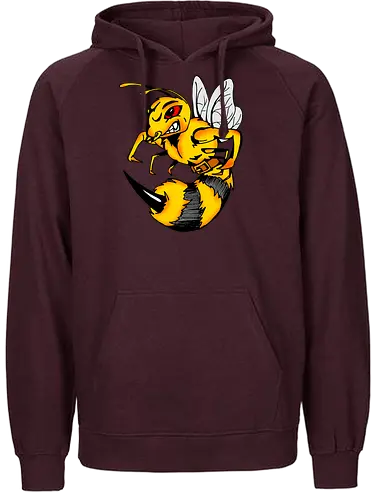Wespe - wasp, Wespe, angry - Fairtrade Hoodie