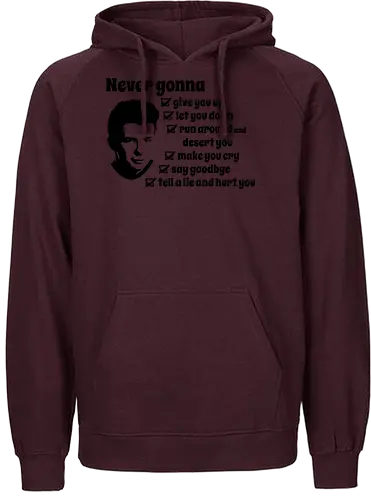 Rickroll offline - rick astley, rickroll, 80s - Fairtrade Hoodie