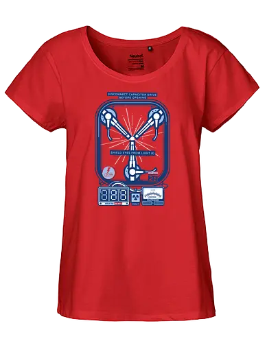 Flux Capacitor - 80s, flux, flux kompensator, doc brown, marty, Future, delorn - Fairtrade Girl Shirt