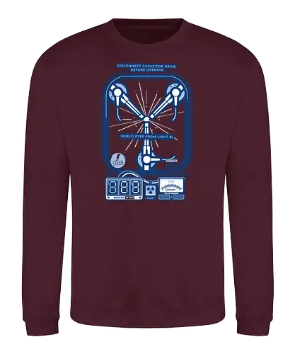 Flux Capacitor - 80s, flux, flux kompensator, doc brown, marty, Future, delorn - Sweatshirt