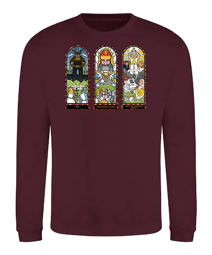 Windows of Aaaaargh - monty python, ritter der kokosnuss, aargh, john cleese - Sweatshirt