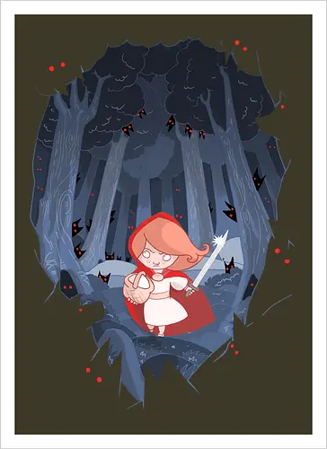 Little red fighting Hood