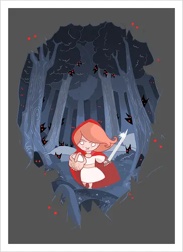 Little red fighting Hood