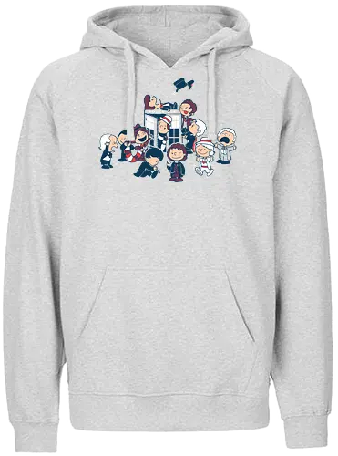 Whonuts - Doctor, whovian, comic, pnuts - Fairtrade Hoodie