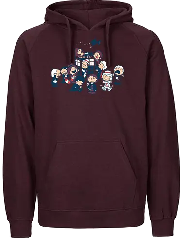 Whonuts - Doctor, whovian, comic, pnuts - Fairtrade Hoodie