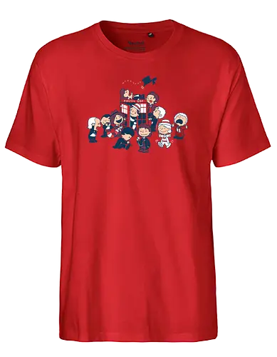 Whonuts - Doctor, whovian, comic, pnuts - Fairtrade T-Shirt