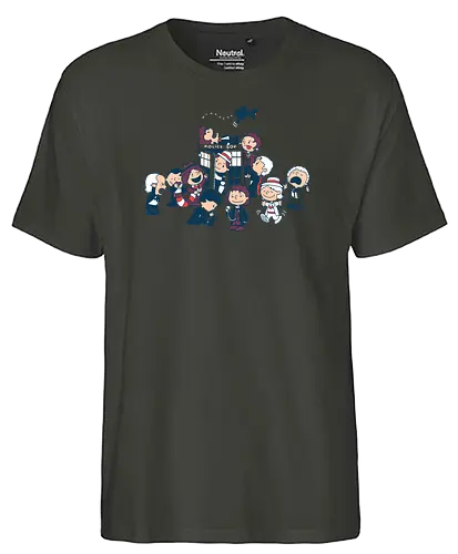 Whonuts - Doctor, whovian, comic, pnuts - Fairtrade T-Shirt