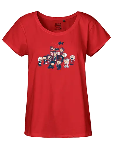 Whonuts - Doctor, whovian, comic, pnuts - Fairtrade Girl Shirt