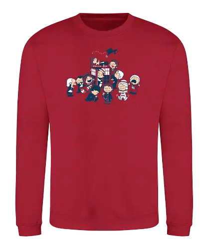 Whonuts - Doctor, whovian, comic, pnuts - Sweatshirt