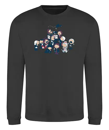 Whonuts - Doctor, whovian, comic, pnuts - Sweatshirt
