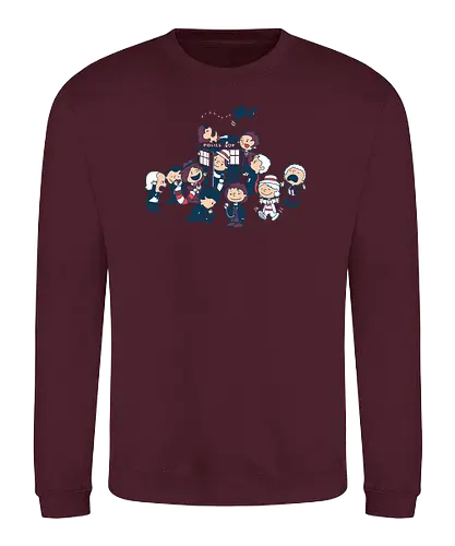 Whonuts - Doctor, whovian, comic, pnuts - Sweatshirt