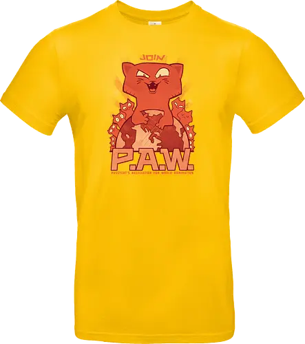 P.A.W. - cat, katze, evil cat, world domination, cat minions - Standard T-Shirt