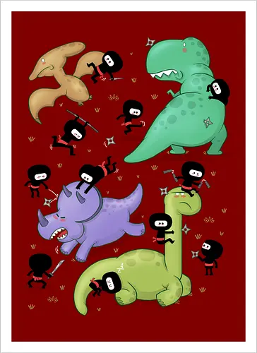 Ninjas vs. Dinosaurs