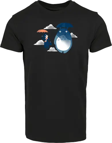 Perfect Neighbor - neighbor, nachbar, poppins, mary, umbrella, schirm, anime, manga, mashup - Hausmarke Shirt