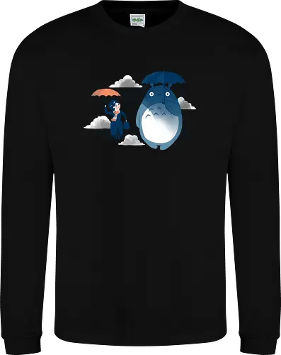 Perfect Neighbor - neighbor, nachbar, poppins, mary, umbrella, schirm, anime, manga, mashup - Sweatshirt