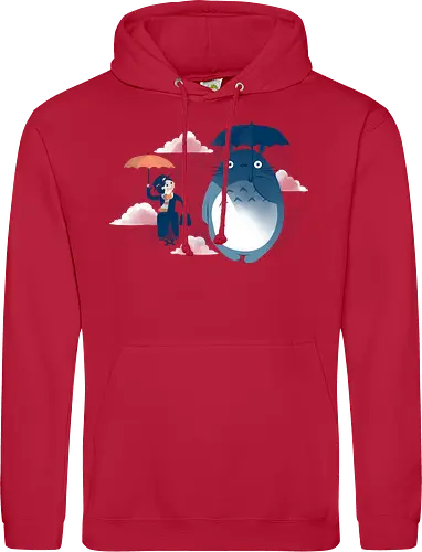 Perfect Neighbor - neighbor, nachbar, poppins, mary, umbrella, schirm, anime, manga, mashup - Standard Hoodie