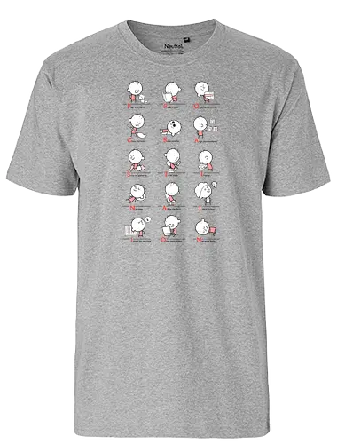 Procrastination - prokrastination, procrastination, play, nap, organize, relax, internet, rd - Fairtrade T-Shirt