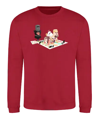 Black Knight Twister - monty python, black knight, holy grail, ritter der kokosnuss, fun, twister, king arthur - Sweatshirt