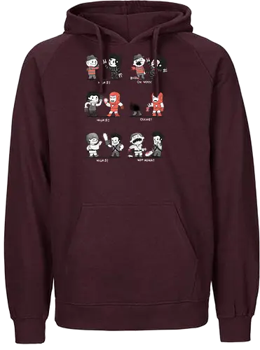 Some people shouldn't high 5 - freddy, iron man, edward, luke - Fairtrade Hoodie