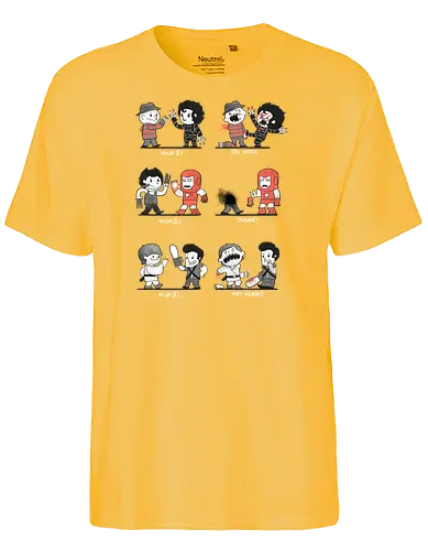 Some people shouldn't high 5 - freddy, iron man, edward, luke - Fairtrade T-Shirt
