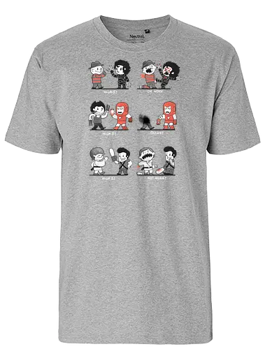 Some people shouldn't high 5 - freddy, iron man, edward, luke - Fairtrade T-Shirt
