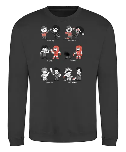 Some people shouldn't high 5 - freddy, iron man, edward, luke - Sweatshirt
