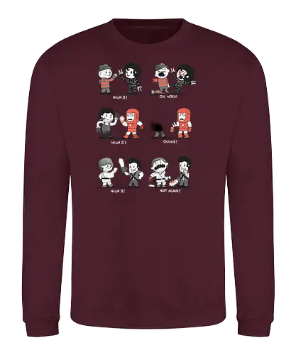 Some people shouldn't high 5 - freddy, iron man, edward, luke - Sweatshirt