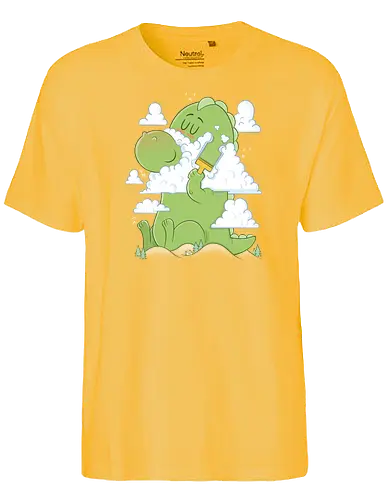 Kaiju Morning Shave - kaiju, rasur, clouds, wolken, japan - Fairtrade T-Shirt