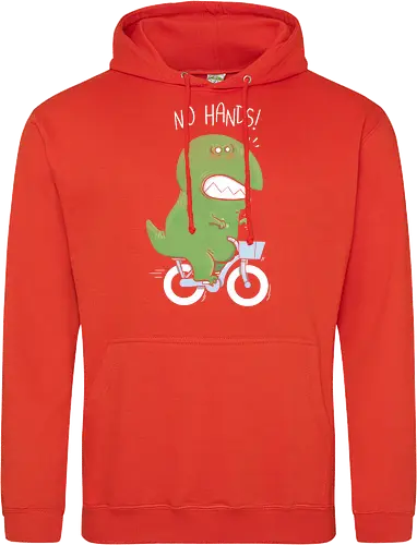 T-Rex tries biking