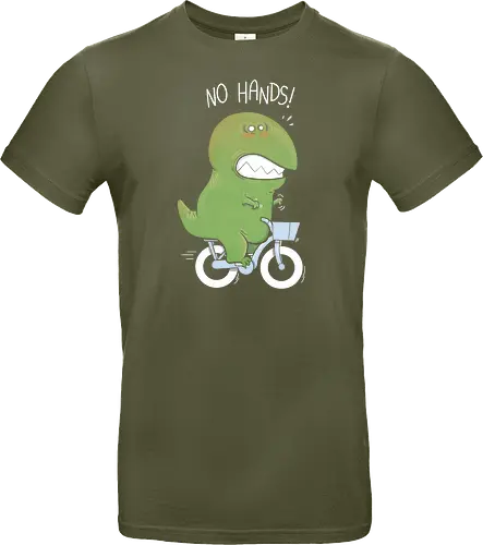 T-Rex tries biking