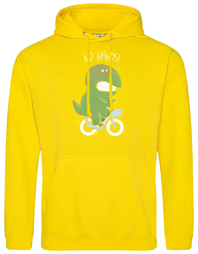 T-Rex tries biking