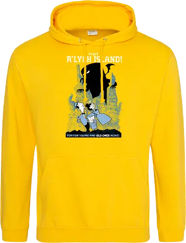Visit R'lyeh Island - cthulhu, call of cthulhu, monster, fantasy, Old oConsole - Standard Hoodie